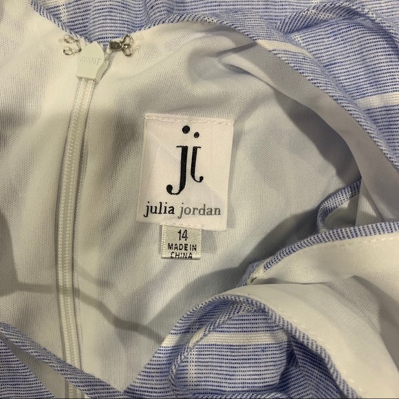 Julia Jordan Windowpane Print A-Line Dress - Picture 3 of 6